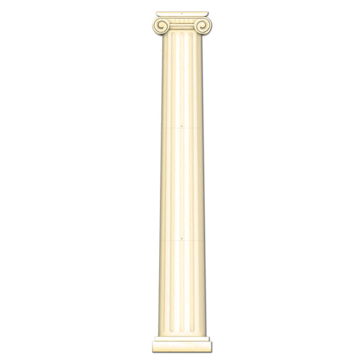 Jointed Column Pull-Down Cutout – 6' – (1/Pkg) by Beistle for International Printed Both Sides