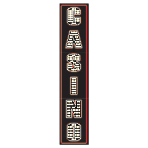 Jointed Casino Pull-Down Cutout – 6' – (1/Pkg) by Beistle for Casino Printed Both Sides
