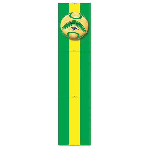 Jointed Pull-Down Cutout - Australia – 5' – (1/Pkg) by Beistle for Soccer Printed One Side