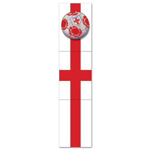 Jointed Pull-Down Cutout - England – 5' – (1/Pkg) by Beistle for Soccer Printed One Side