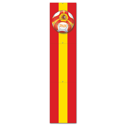 Jointed Pull-Down Cutout - Spain – 5' – (1/Pkg) by Beistle for Soccer Printed One Side
