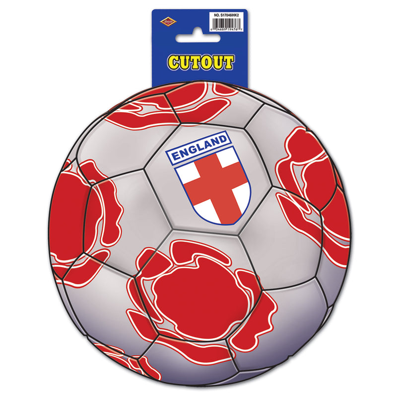 Cutout - England – 10" – (1/Card) by Beistle for Soccer Printed