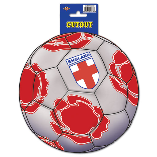 Cutout - England – 10" – (1/Card) by Beistle for Soccer Printed