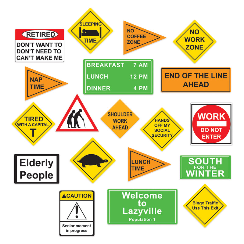 Retirement Cutouts – 5¼"-11" – (19/Pkg)