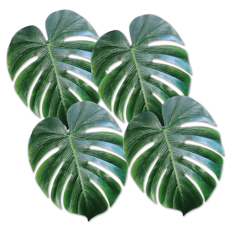 Fabric Tropical Palm Leaves – 13" – (4/Pkg)
