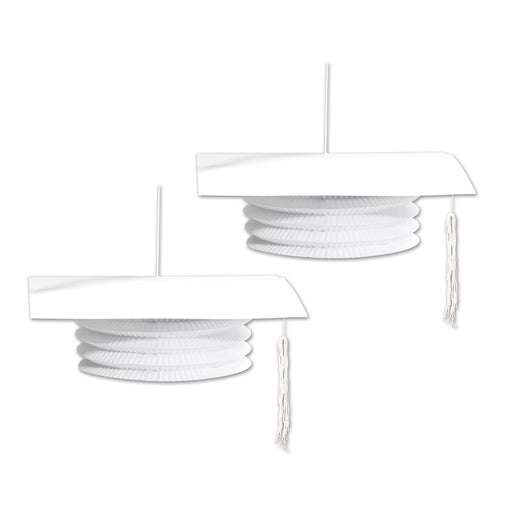 Grad Cap Paper Lanterns – 9" – (2/Pkg) by Beistle for Graduation Lanterns
