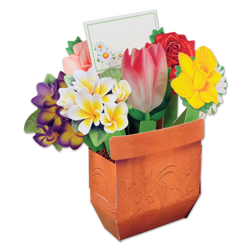 3-D Cheery Bouquet Centerpiece – 11" – (1/Pkg)