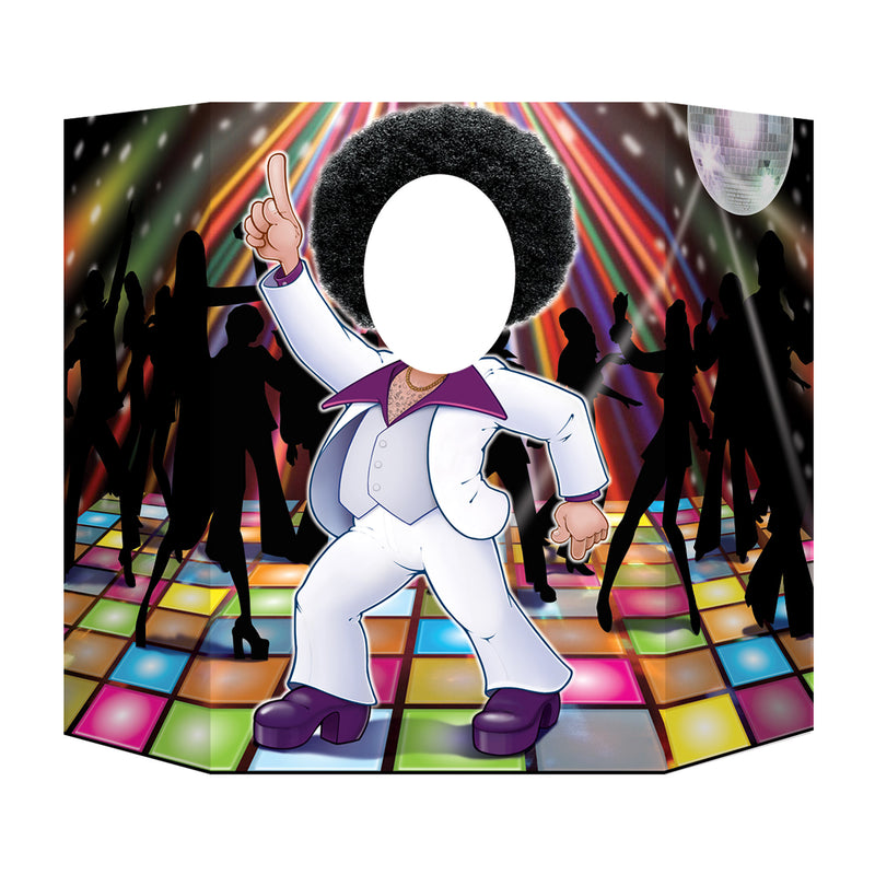Disco Couple Photo Prop – 3' 1" x 25" – (1/Pkg) by Beistle for 70's Photo Props