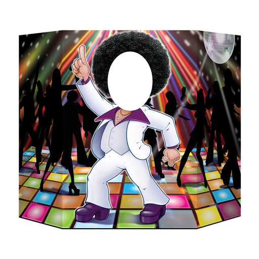 Disco Couple Photo Prop – 3' 1" x 25" – (1/Pkg) by Beistle for 70's Photo Props