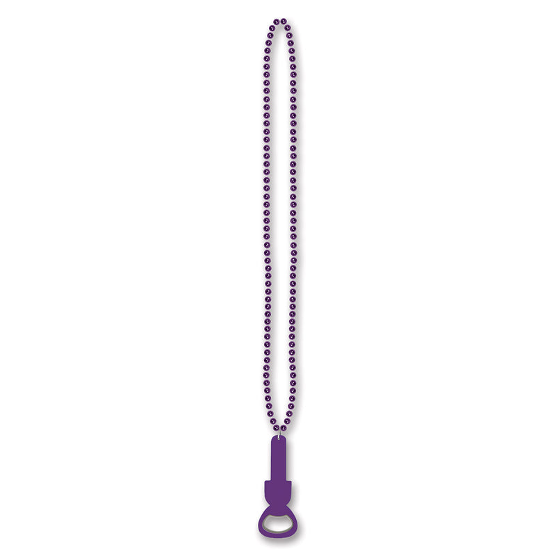 Beads w/Bottle Opener – 36" – (1/Card)