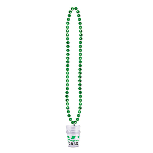 Beads w/Grad Glass – 33"/2½ Oz – (1/Card) by Beistle for Graduation Beads with Medallion