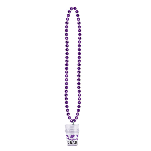 Beads w/Grad Glass – 33"/2½ Oz – (1/Card) by Beistle for Graduation Beads with Medallion