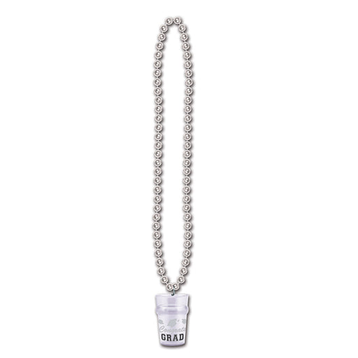 Beads w/Grad Glass – 33"/2½ Oz – (1/Card) by Beistle for Graduation Beads with Medallion