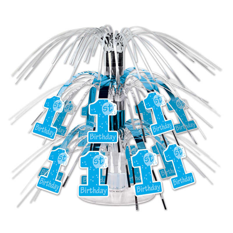 "1st" Birthday Mini Cascade Centerpiece – 7½" – (1/Pkg) by Beistle for 1st Birthday Icon Cascades