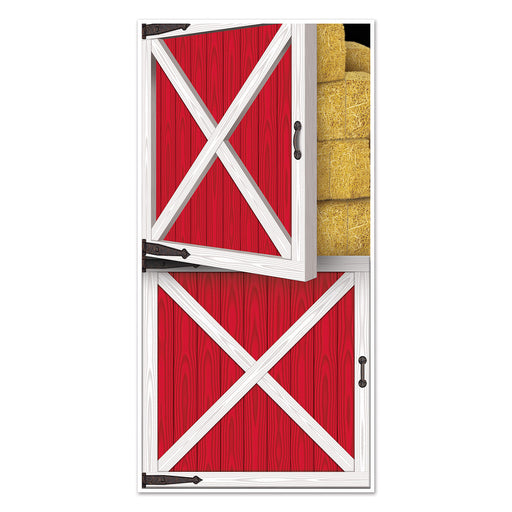 Barn Door Cover – 5' x 30" – (1/Pkg) by Beistle for Farm Door Covers