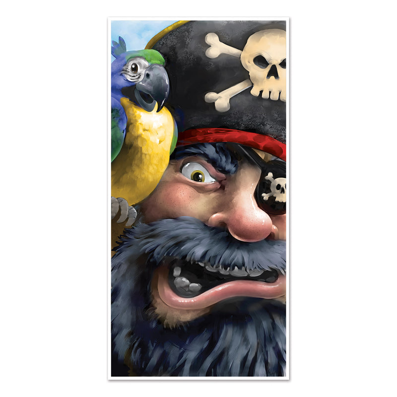 Pirate Door Cover – 5' x 30" – (1/Pkg) by Beistle for Pirate Door Covers