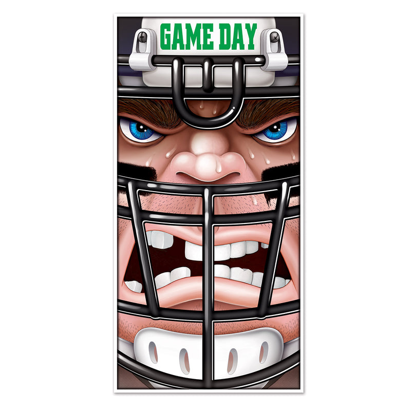 Football Door Cover – 5' x 30" – (1/Pkg) by Beistle for Football Door Covers