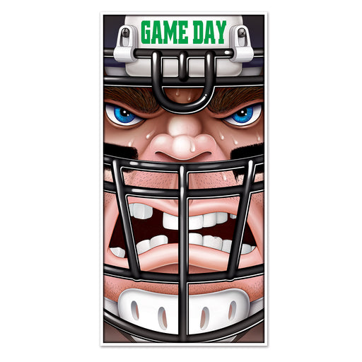 Football Door Cover – 5' x 30" – (1/Pkg) by Beistle for Football Door Covers