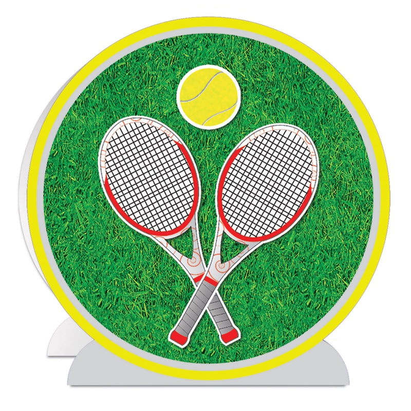 3-D Tennis Centerpiece – 9¼" – (1/Pkg)