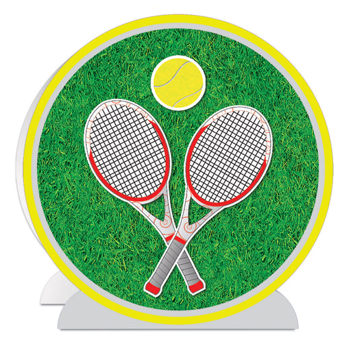 3-D Tennis Centerpiece – 9¼" – (1/Pkg) by Beistle for Tennis 3-D