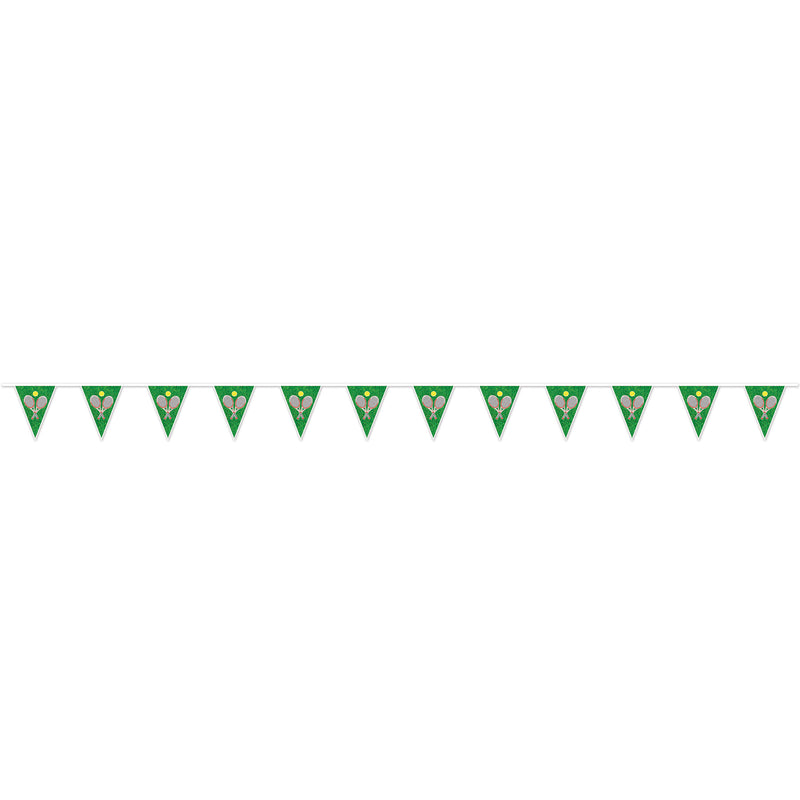 Tennis Pennant Banner – 9" x 10' 9" – (1/Pkg) by Beistle for Tennis Pennant Banners