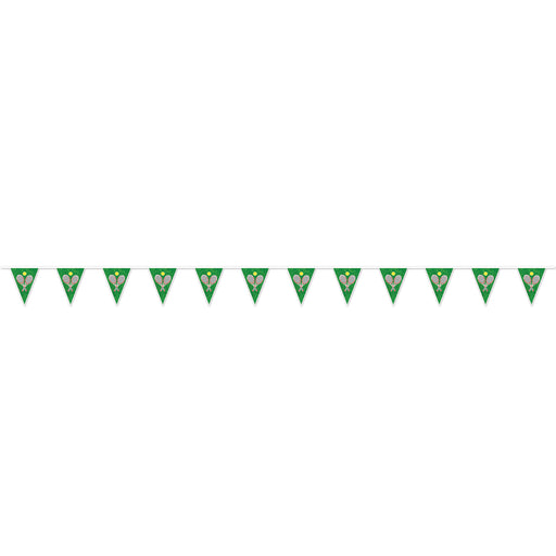 Tennis Pennant Banner – 9" x 10' 9" – (1/Pkg) by Beistle for Tennis Pennant Banners