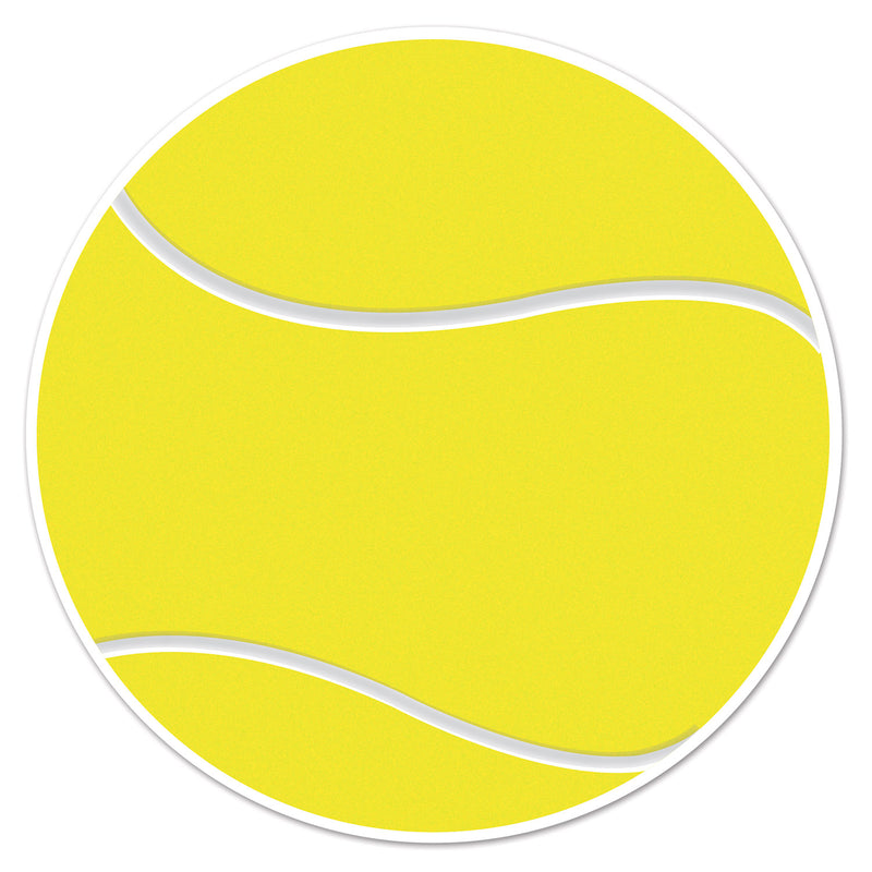 Tennis Ball Cutout – 10" – (1/Card)