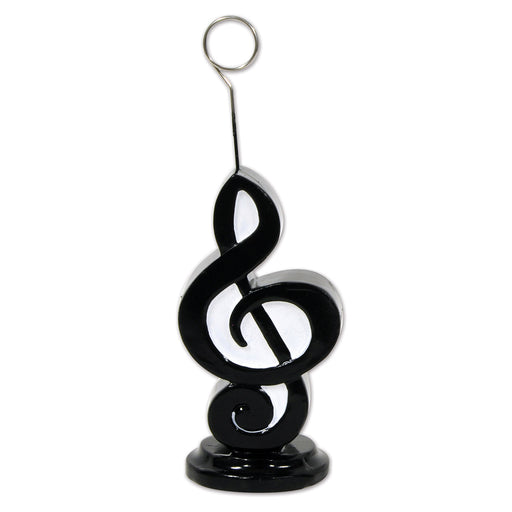 Musical Note Photo/Balloon Holder – 6 Oz by Beistle for Music Balloon/Photo Holders