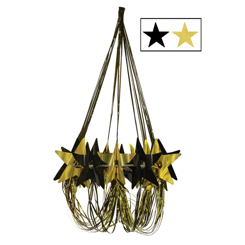 Star Chandelier – 35" – (1/Pkg) by Beistle for Awards Night Columns and Chandeliers