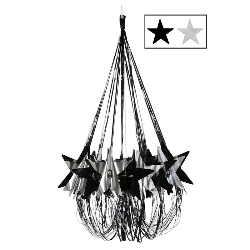 Star Chandelier – 35" – (1/Pkg) by Beistle for New Years Columns and Chandeliers