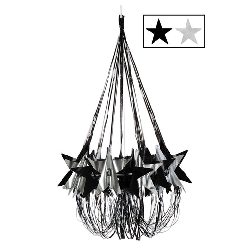 Star Chandelier – 35" – (1/Pkg) by Beistle for New Years Columns and Chandeliers