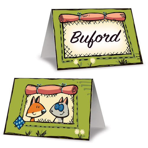 Woodland Friends Place Cards – 2½" x 4¼" – (8/Pkg) by Beistle for Woodland Friends Accessories