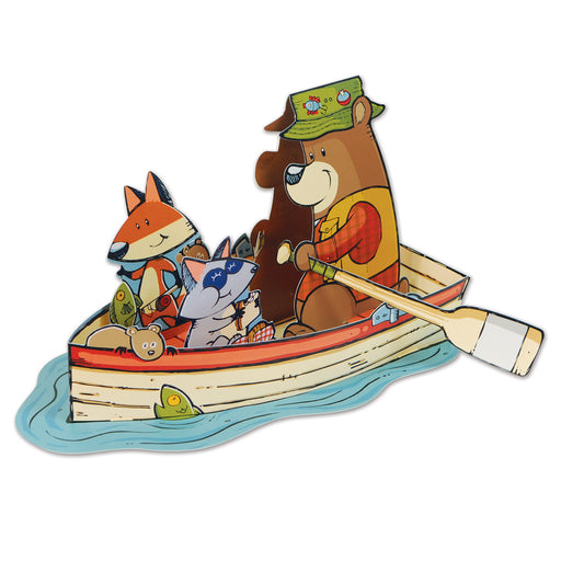 3-D Woodland Friends Centerpiece – 8" x 15" – (1/Pkg) by Beistle for Woodland Friends 3-D