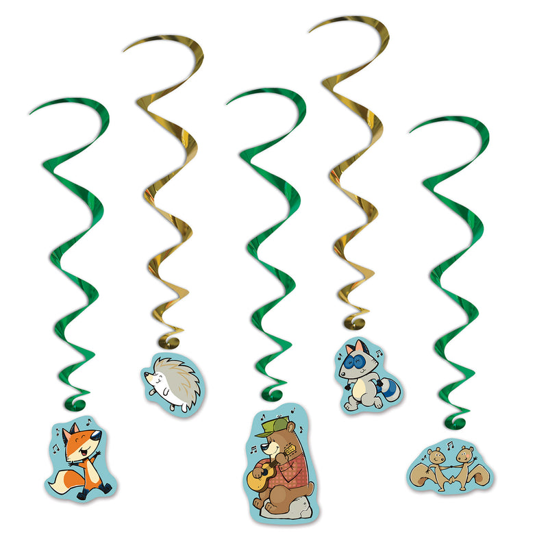 Woodland Friends Whirls – 34"-3' 4" – (5/Pkg)