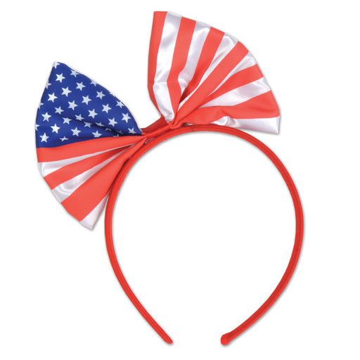 Patriotic Bow Headband – (1/Pkg) by Beistle for Patriotic Boppers and Headbands