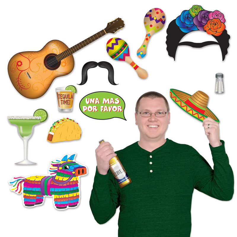 Fiesta Photo Fun Signs – 3"-17¾" – (13/Pkg)