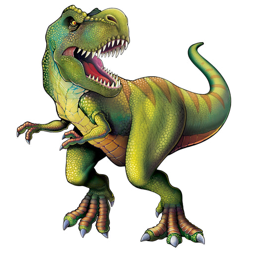 Jointed Tyrannosaurus – 4' 4" – (1/Pkg) by Beistle for Dinosaurs Printed One Side