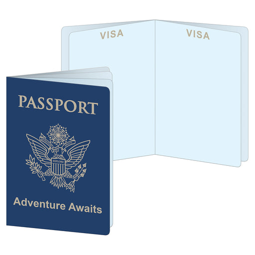 Around The World Passports – 3½" x 5" – (4/Pkg) by Beistle for Around The World Games