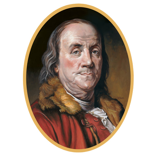 Ben Franklin Cutout – 24¾" by Beistle for Educational Printed