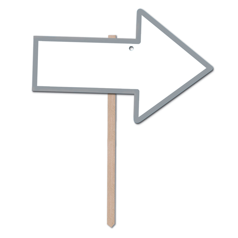 "Blank" Arrow Yard Sign – 9¾" x 15¼" by Beistle for Wedding Yard Signs