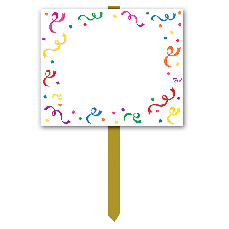 "Blank" Yard Sign – 12" x 15"