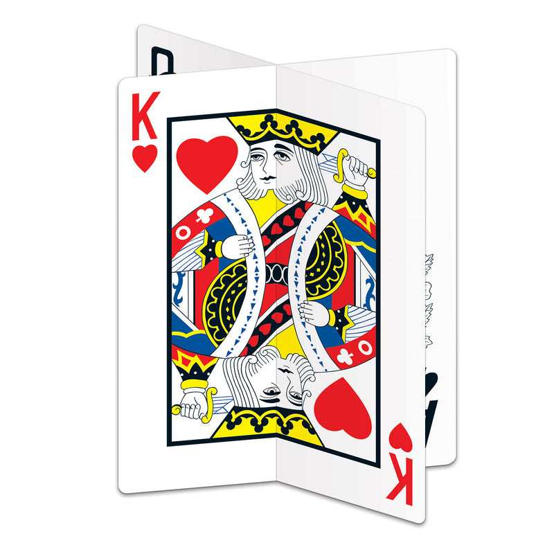 3-D Playing Card Centerpiece – 12" – (1/Pkg)