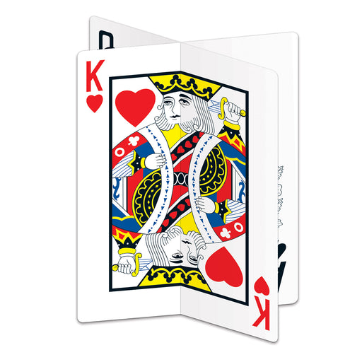 3-D Playing Card Centerpiece – 12" – (1/Pkg) by Beistle for Casino 3-D