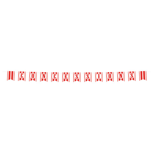 Concessions Streamer – 6" x 7' – (1/Pkg) by Beistle for Circus Streamers