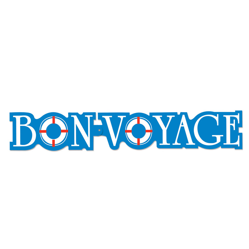 Bon Voyage Streamer – 6" x 3' 1" – (1/Pkg) by Beistle for Nautical Jointed Streamers