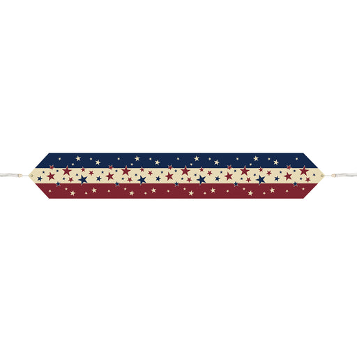Printed Americana Table Runner – 11" x 6' – (1/Pkg) by Beistle for Patriotic Table Runners - Printed
