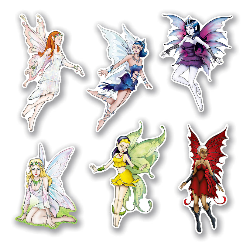 Fairy Cutouts – 8¾"-12" – (6/Pkg)