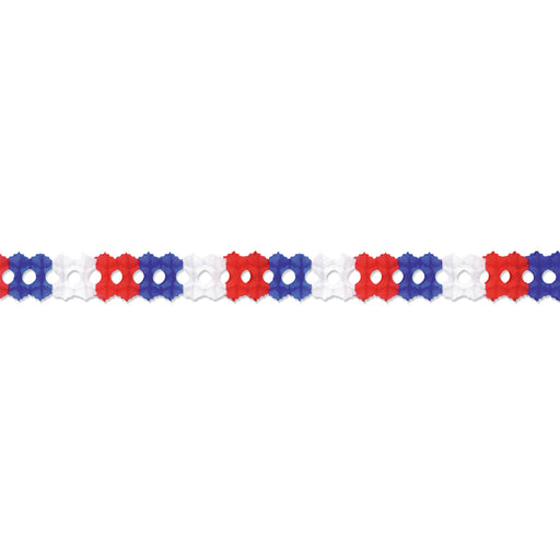 Pkgd Arcade Garland – 5½" x 12' – (1/Pkg) by Beistle for Patriotic Tissue