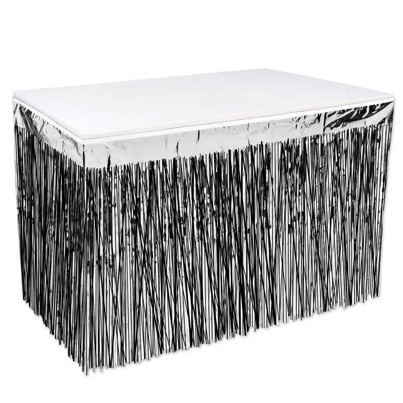 Pkgd 2-Ply Metallic Table Skirting – 30" x 14' – (1/Pkg) by Beistle for General Occasion Table Skirts - Metallic
