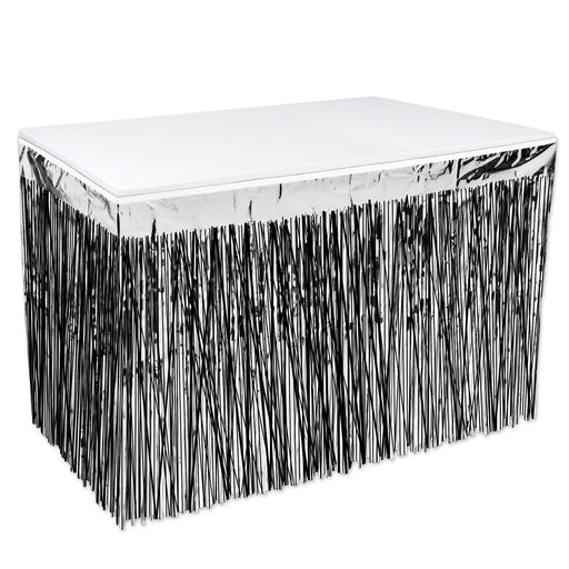 Pkgd 2-Ply Metallic Table Skirting – 30" x 14' – (1/Pkg) by Beistle for General Occasion Table Skirts - Metallic